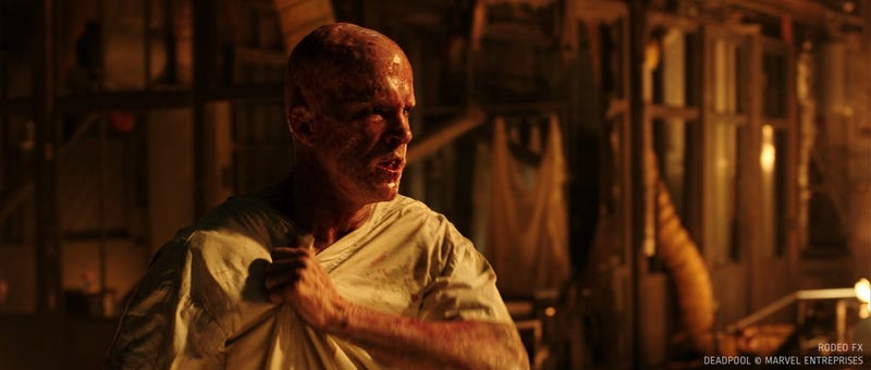 Check Out These Wonderful Before and After Deadpool Visual Effects Images