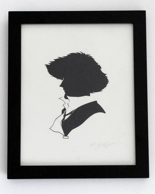 Victorian paper silhouettes of famous (and infamous) scifi characters