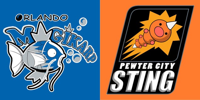 All NBA Logos Redesigned With Pokemon