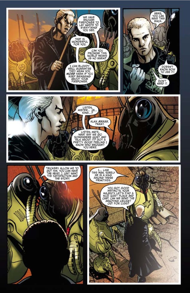 An exclusive sneak peek of the final issue of IDW's Spike miniseries