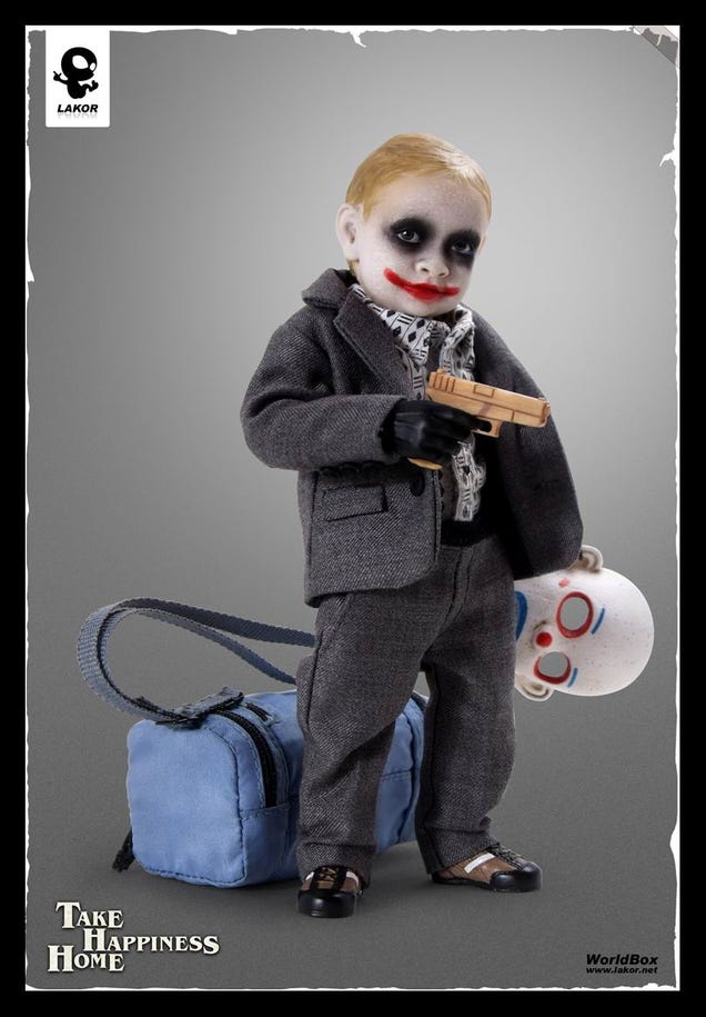 Please let this Joker Jr. Doll inspire a Dark Knight Babies line