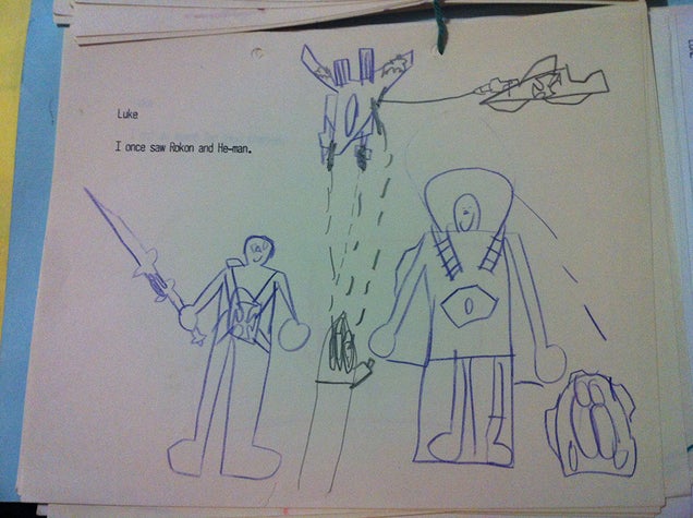 A Child's Sketchbook From the 1980s, Preserved For the 21st Century