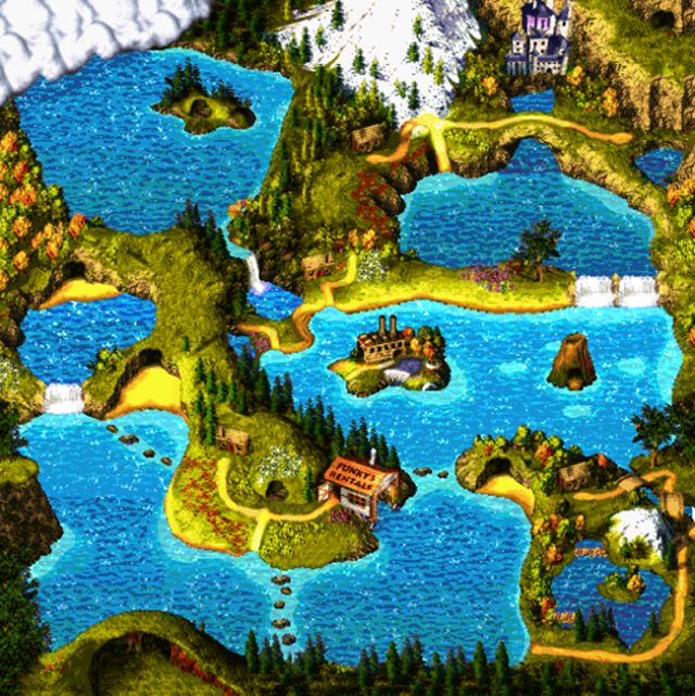 Beautiful Video Game World Maps