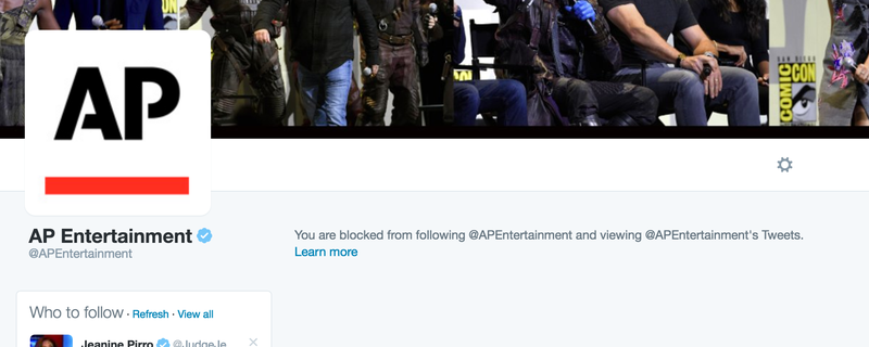 Why Is the Associated Press Trying to Prevent Me From Receiving Up-to-the-Minute Entertainment Coverage?