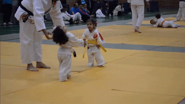 ​Two Judo Kids Fight It Out with Lethal Cute