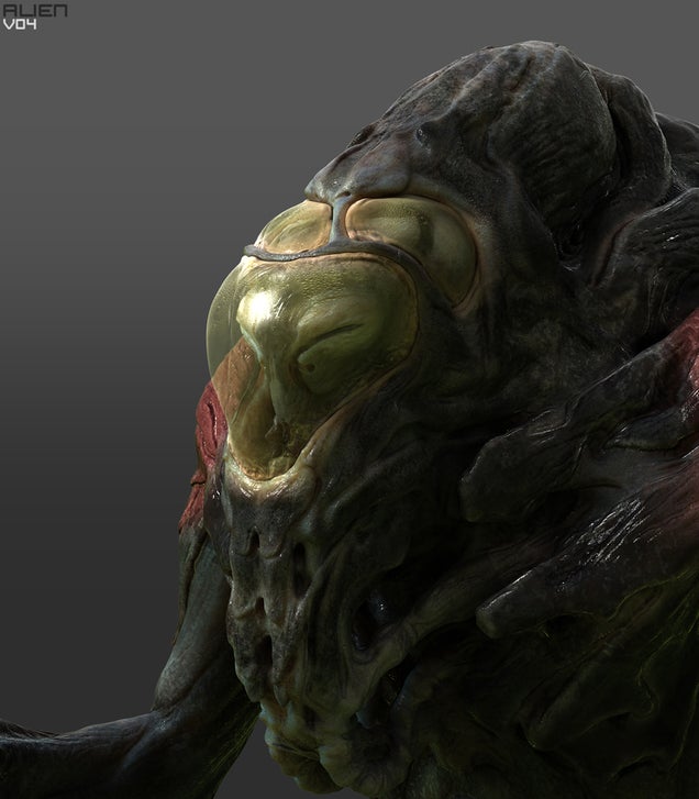 A StarCraft II Marine Won't Shoot Monsters This Pretty