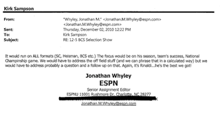 "Am I Sick? Are We All Sick?": Overwrought Things The Media Wrote To Auburn's PR Guy During Cam Newton's Wild 2010 Season