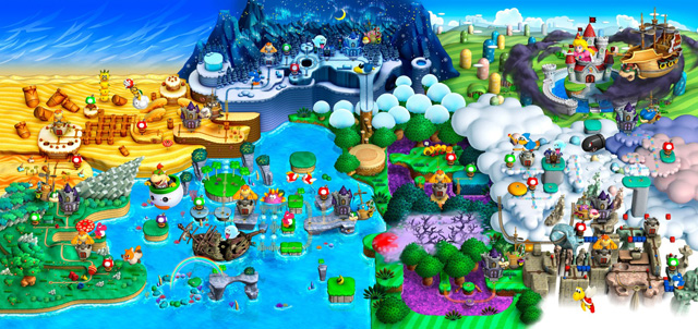 Beautiful Video Game World Maps