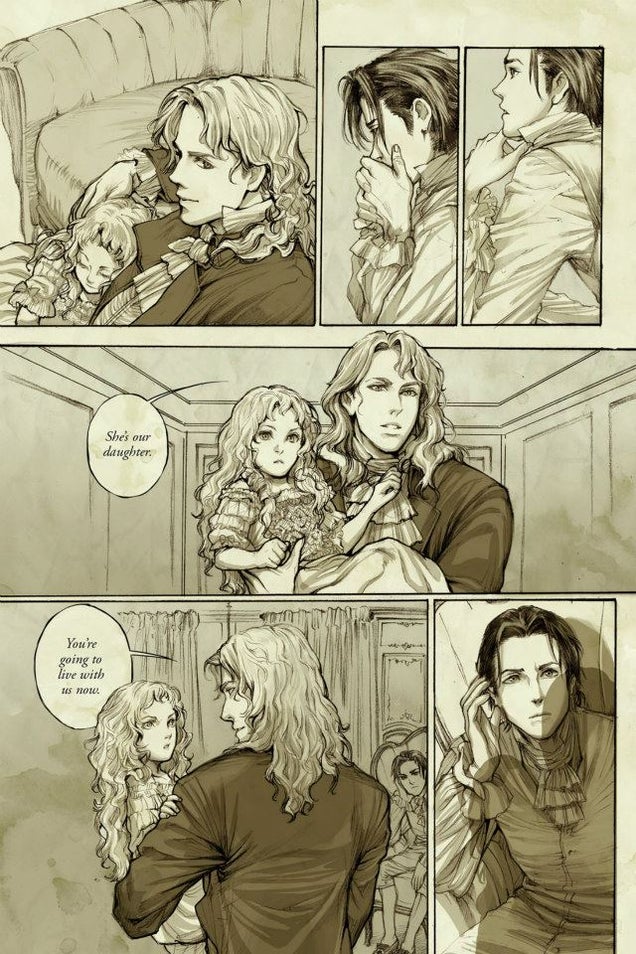 First Glimpse of the Graphic Novel that Retells Interview With a Vampire from Claudia's POV