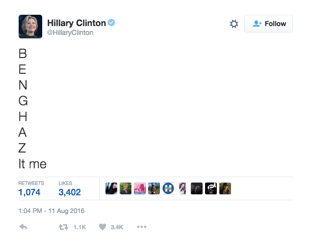 Hillary, Let Us Write Your Tweets