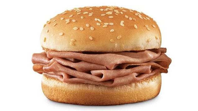The Snacktaku Slider: Arby's Roast Beef-ish Sandwich