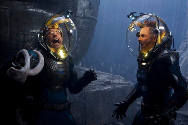 New behind-the-scenes Prometheus images shine a light on that horrific "birth" scene