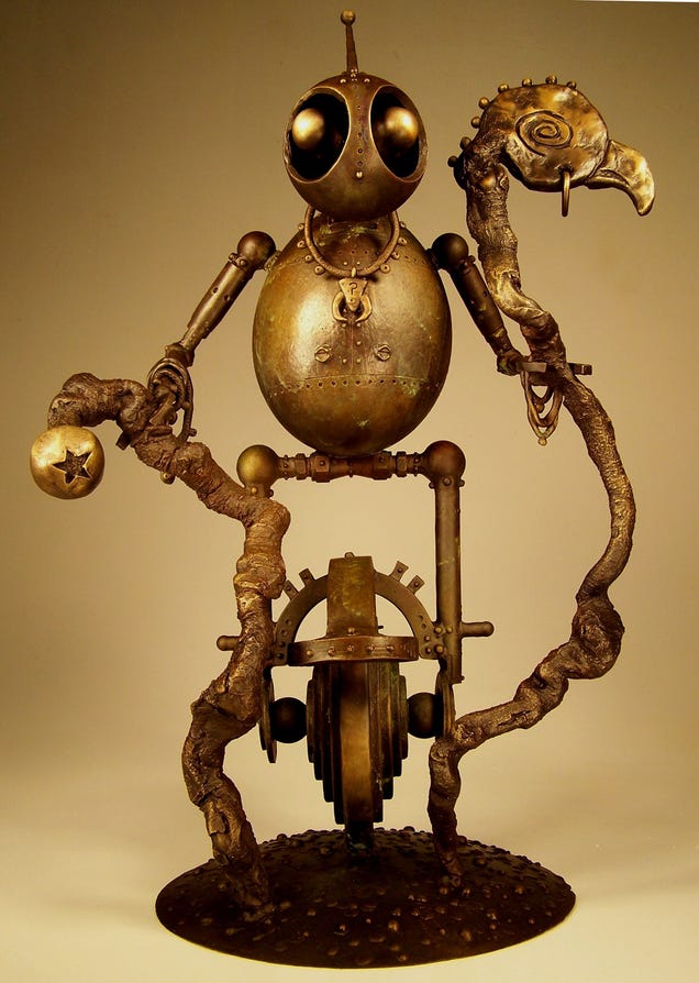 The Awesome Power of Vincent Villafranca's Robot Sculptures