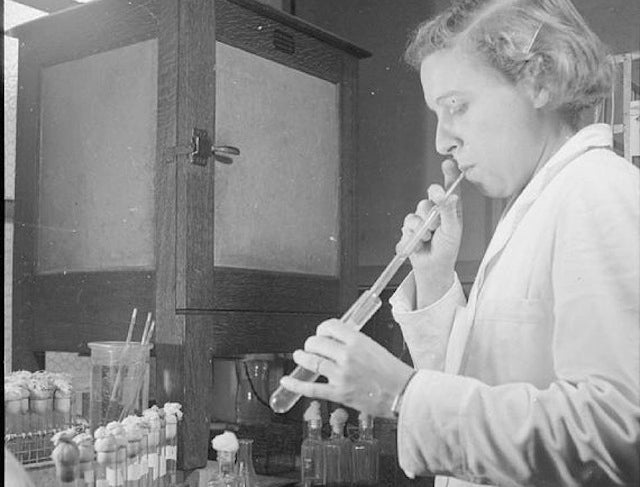 When lab scientists used to pipette with their mouths