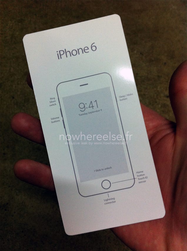 Leaked iPhone 6 Guide Appears to Confirm Launch Date, Other Details