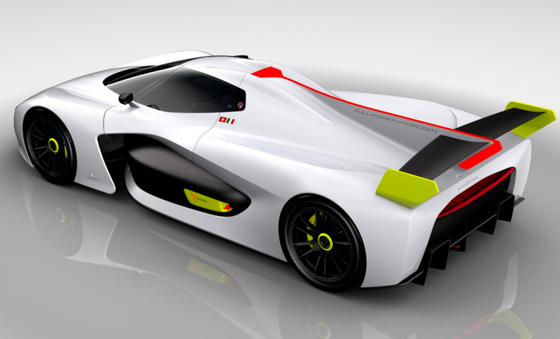 Pininfarina's Cool Hydrogen-Powered Concept Promises Guilt-Free Track Time