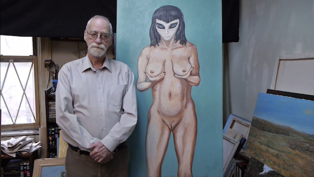 The Erotic Art of a Painter Who Claims an Alien Took His Virginity