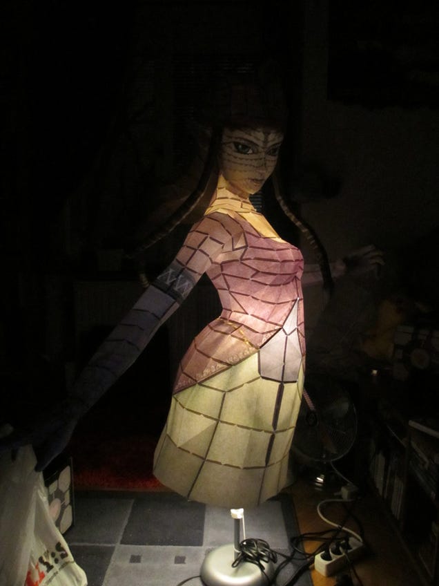 This Stunning Life-Sized Princess Zelda Statue Is Entirely Made Of Paper