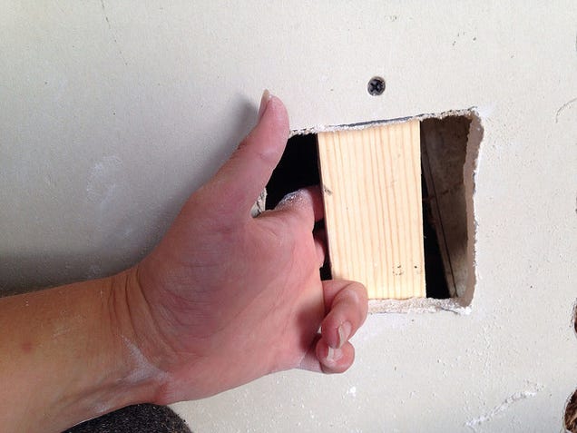 Patching large holes in wallboard   the home depot