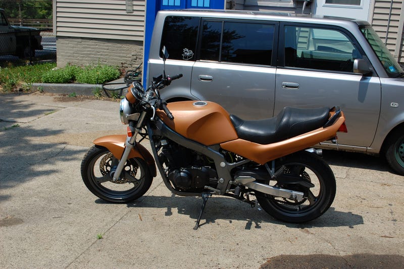 Wrapped the bike in Matte Copper Vinyl