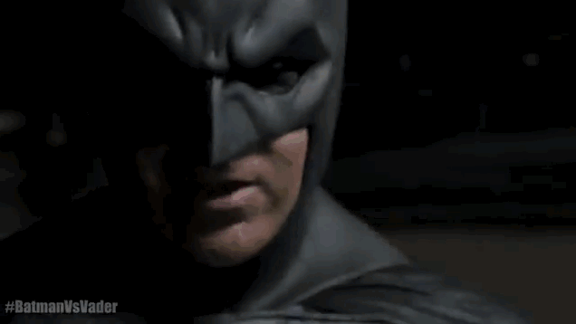 ​Fight Between Batman and Darth Vader Ends Exactly the Way It Should