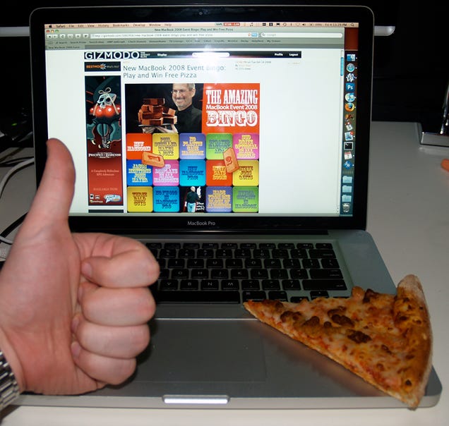 Giz Bingo Winner Is Now One Pizza Happier