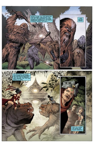 An exclusive sneak peek of Dawn of the Jedi, the mysterious new Star Wars comic!
