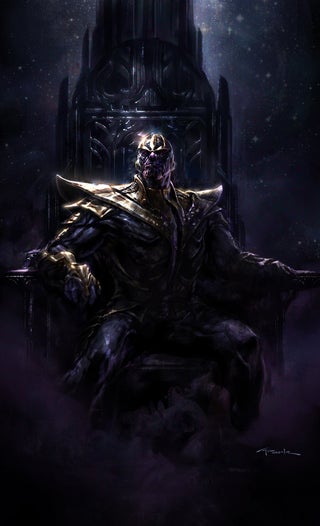 Insane collection of Avengers concept art shows Thanos in action