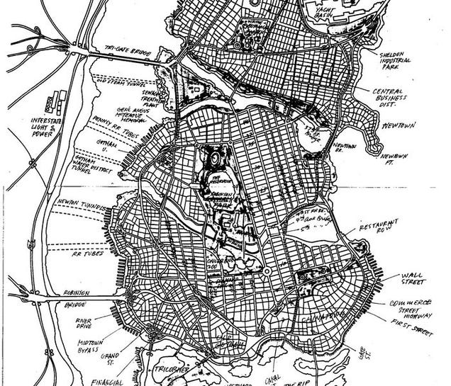 How Gotham City Got Mapped