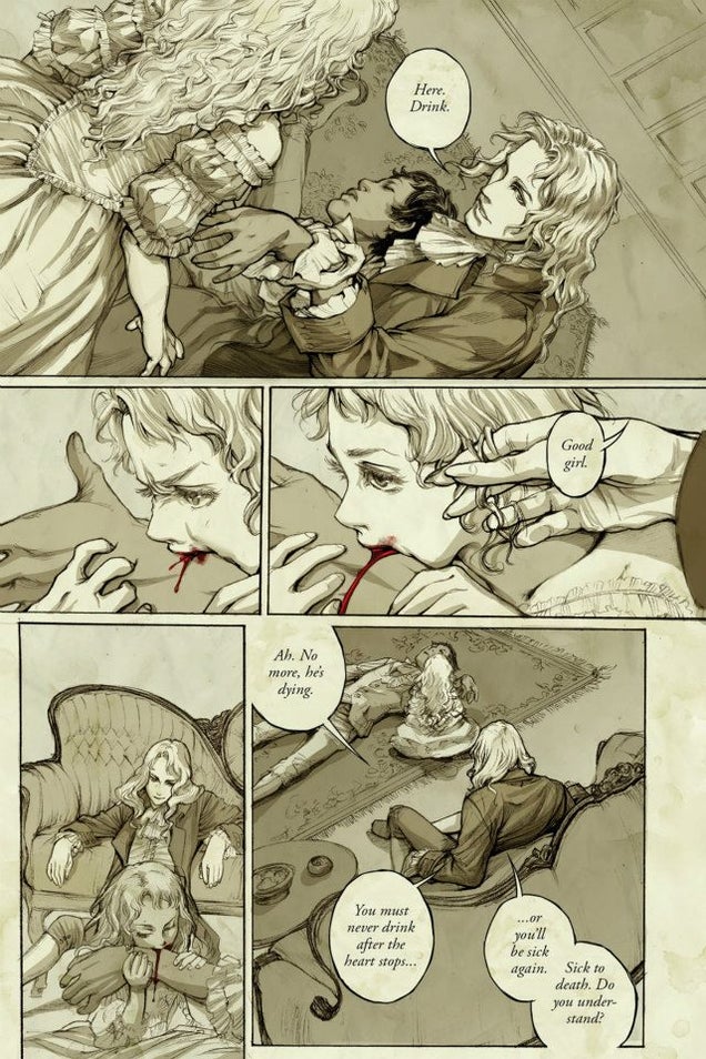 First Glimpse of the Graphic Novel that Retells Interview With a Vampire from Claudia's POV