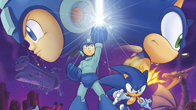Too Bad This Mega Man & Sonic Comic-Book Crossover Isn't an Actual Game