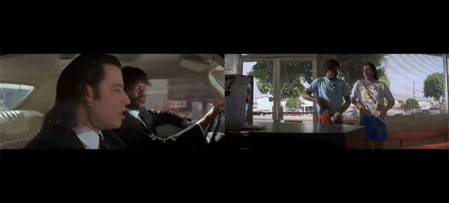 Quentin Tarantino's Characters Enter and Exit Side-By-Side in This Entertaining Edit