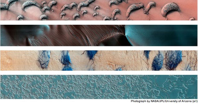 The Texture of Martian Geography