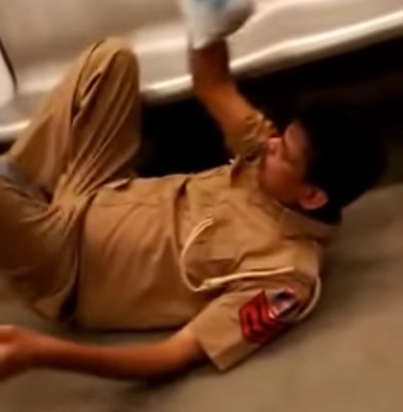 'Drunk' Policeman Who Went Viral Was Actually Having a Stroke