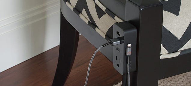 A Tiny Mountable Power Bar Fixes Your Outlet's Most Annoying Flaws