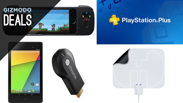 Charge Four Gadgets at Once, Nexus 7 with a Free Chromecast, PS+