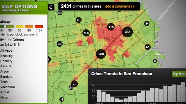 Trulia Crime Maps Puts Crime Statistics On A Heat Map Trulia Crime Maps Puts Crime Statistics On A Heat Map