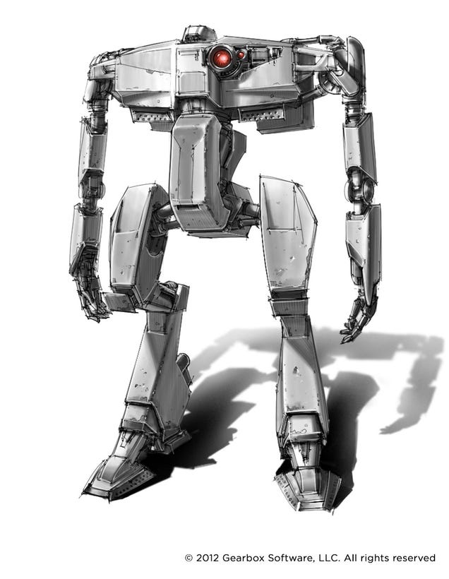 Some of The Concept Art Behind Borderlands 2