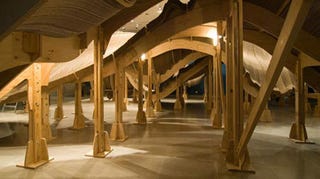 Eight Tons of Cardboard Molded Into an Imaginary Landscape