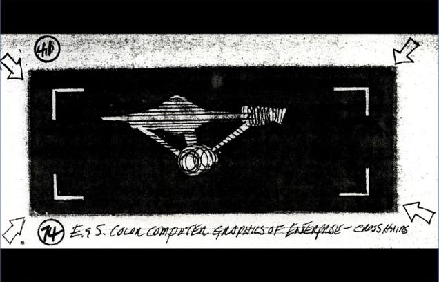Original Star Trek II: Wrath Of Khan VFX Storyboards Are A Visual Feast