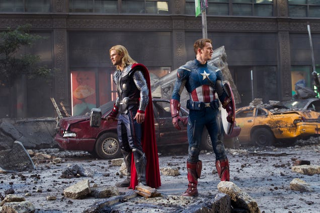 43 Avengers stills explode with lasers, jets, and latex