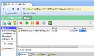 uTorrent Falcon Remote Controls Your BitTorrent Downloads from Any Browser