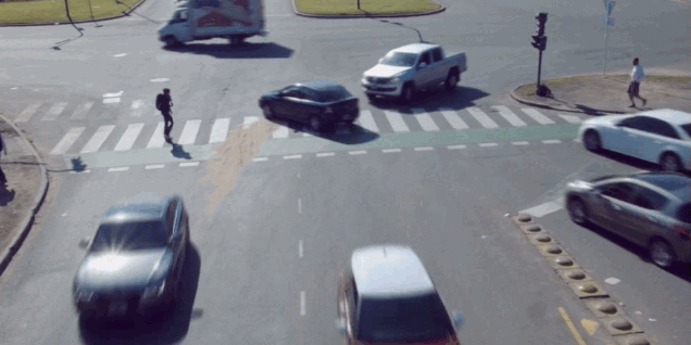 This Harrowing Video Of Rush Hour Will Make Your Head Spin