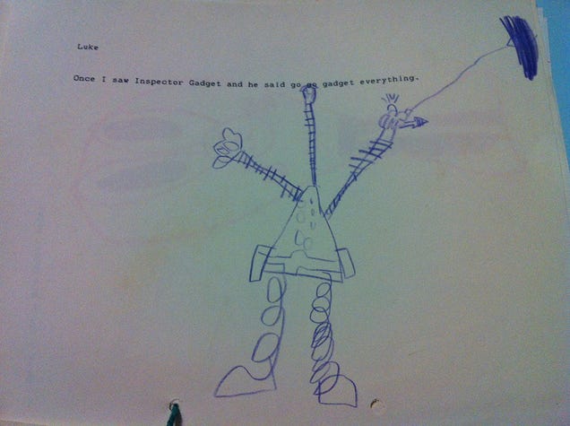 A Child's Sketchbook From the 1980s, Preserved For the 21st Century