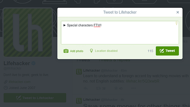 Use Special Characters to Make Your Tweets Stand Out