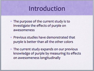 Dissertation presentation slides