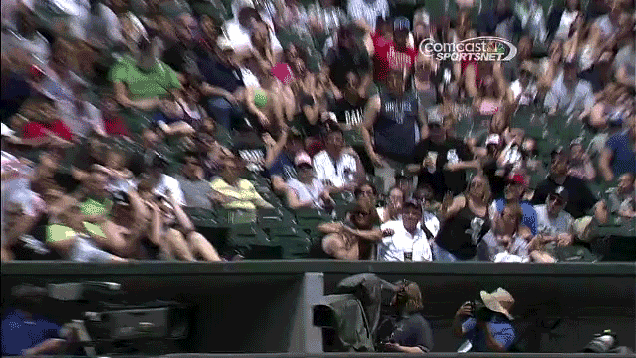 Hero White Sox Fan Snags Flying Bat, Saves Baby