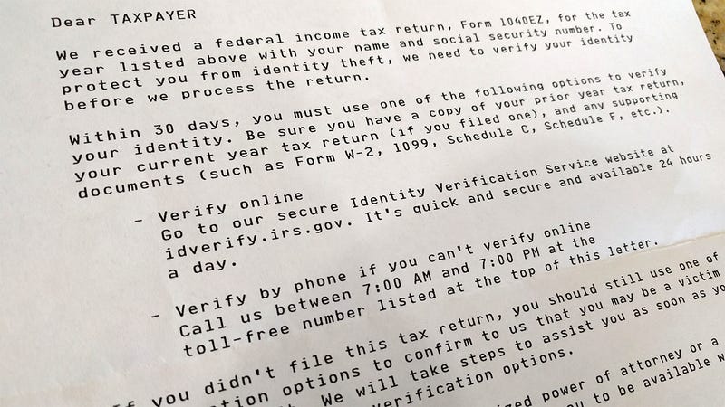 A Stranger Stole My Identity and Filed My Taxes