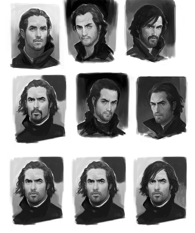 What Dishonored's Corvo Looked Like Before He Got That Fancy Mask