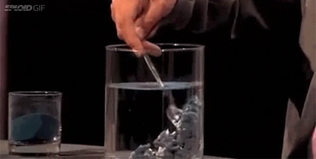 hydrophobic sand in water